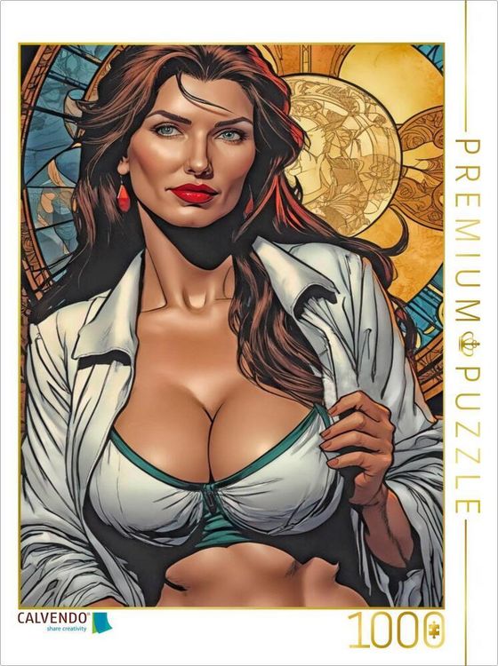 Produktbild: CALVENDO Puzzle Darstellung im Stil amerikanischer Comics | 1000 Teile Lege-Gr&ouml;&szlig;e 64x48cm Foto-Puzzle f&uuml;r gl&uuml;ckliche Stunden
