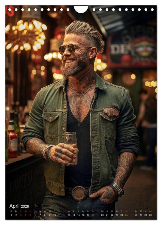 Produktbild: Tattoos Kunst auf der Haut (Wandkalender 2026 DIN A4 hoch), CALVENDO Monatskalender