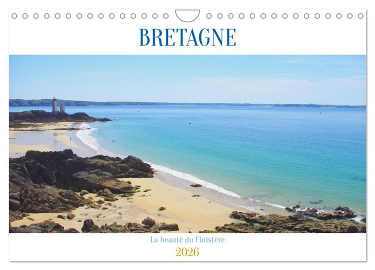 Produktbild: BRETAGNE La beaut&eacute; du Finist&egrave;re (Calendrier mural 2026 DIN A4 vertical), CALVENDO calendrier mensuel