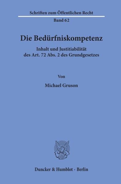 Produktbild: Die Bed&uuml;rfniskompetenz.