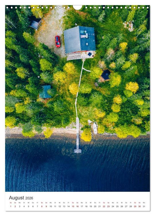 Produktbild: Traumparadies Schweden (Wandkalender 2026 DIN A3 hoch), CALVENDO Monatskalender