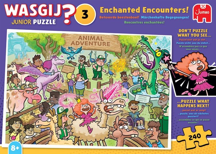 Produktbild: Wasgij Junior 3 - M&auml;rchenhafte Begegnungen! (Puzzle 240 Teile)