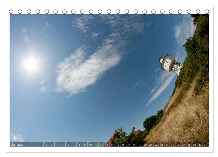 Produktbild: OP LANGEOOG (Tischkalender 2026 DIN A5 quer), CALVENDO Monatskalender