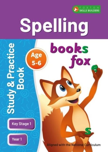 Produktbild: KS1 Spelling Study & Practice Book for Ages 5-6 (Year 1) Perfect for learning at home or use in the classroom