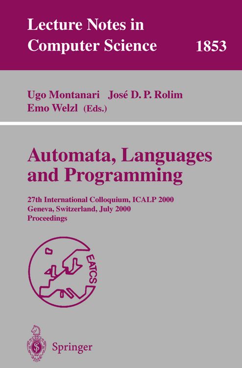 Produktbild: Automata, Languages and Programming