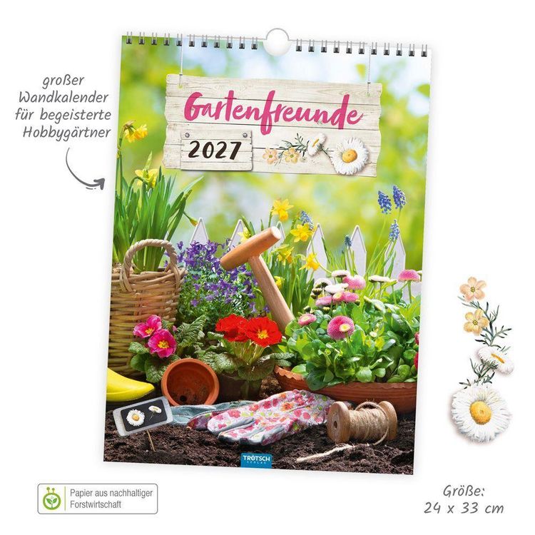 Produktbild: TR&Ouml;TSCH - Classickalender Gartenfreunde 2027