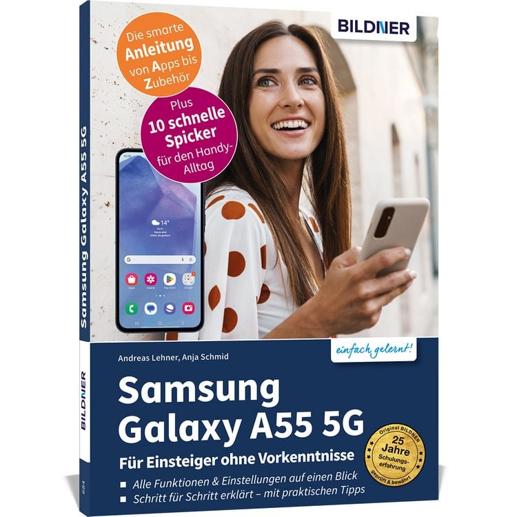 Produktbild: Samsung Galaxy A55 5G - F&uuml;r Einsteiger ohne Vorkenntnisse