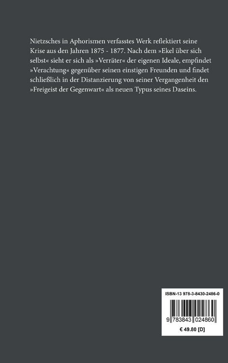 Produktbild: Menschliches, Allzumenschliches