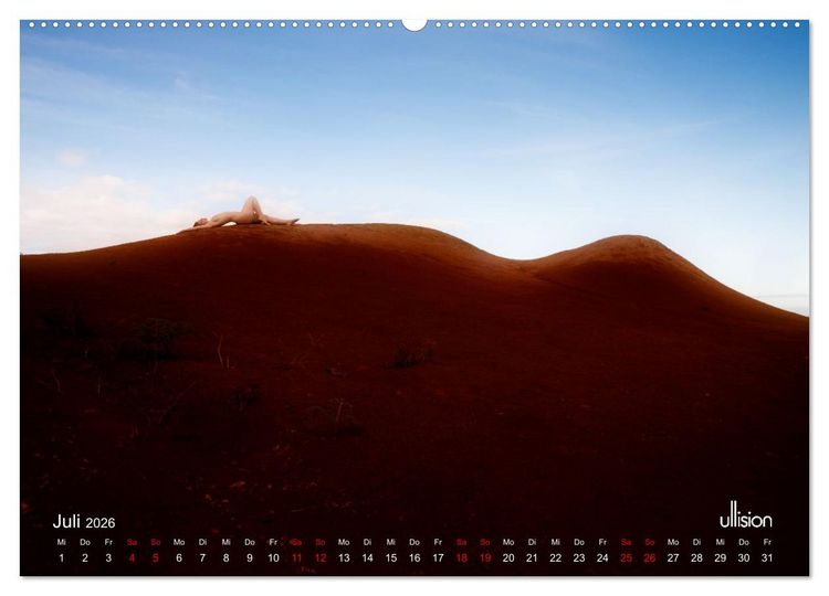 Produktbild: Poesie der Stille &ndash; Akt in der Natur (Wandkalender 2026 DIN A2 quer), CALVENDO Monatskalender