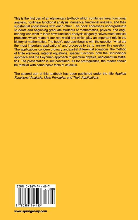Produktbild: Applied Functional Analysis