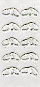 Produktbild: Silberne Ringe m. Rhinestone (9)