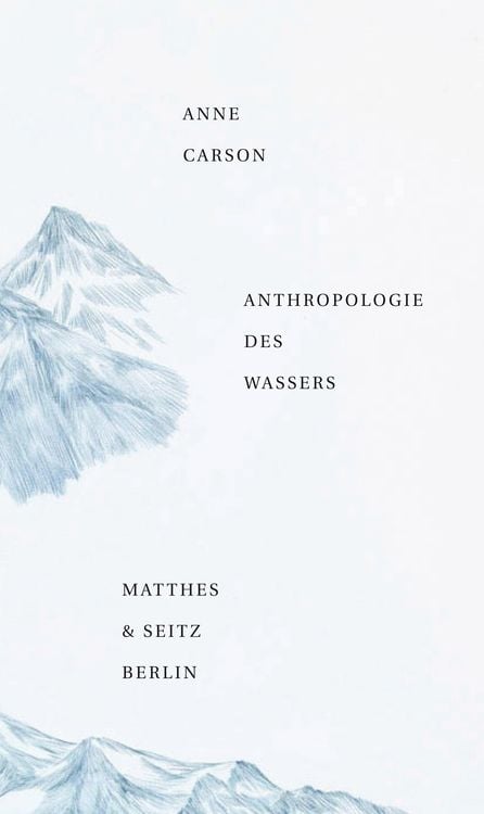 Produktbild: Anthropologie des Wassers