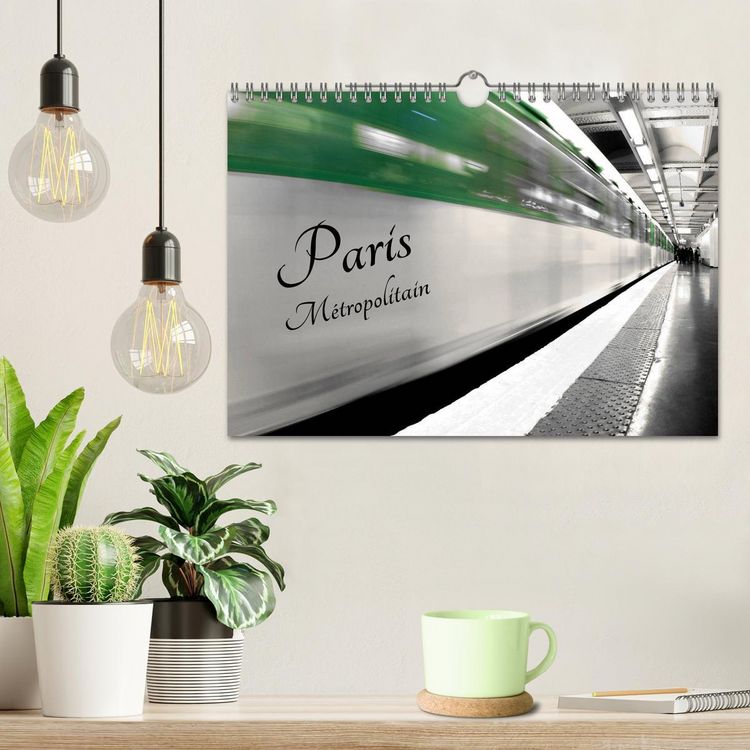 Produktbild: Paris M&eacute;tropolitain (Calendrier mural 2026 DIN A4 vertical), CALVENDO calendrier mensuel