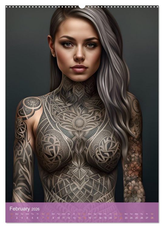 Produktbild: Inked Visions (Wall Calendar 2026 DIN A2 portrait), CALVENDO 12 Month Wall Calendar