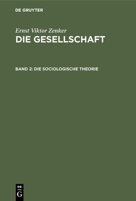 Produktbild: Die sociologische Theorie