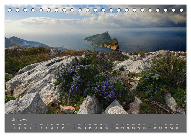 Produktbild: Mallorca - Jenseits vom Massentourismus (Tischkalender 2026 DIN A5 quer), CALVENDO Monatskalender