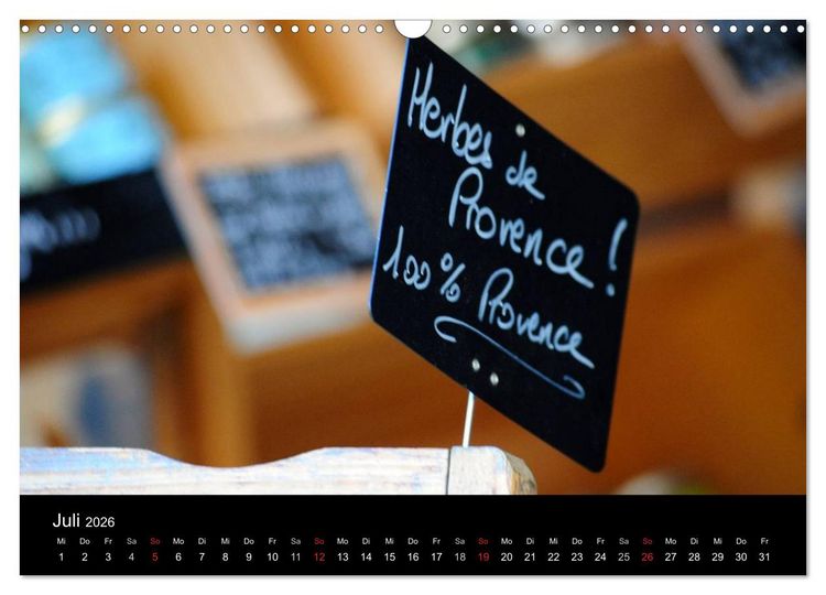 Produktbild: Provence 2026 - Stille Bilder (Wandkalender 2026 DIN A3 quer), CALVENDO Monatskalender