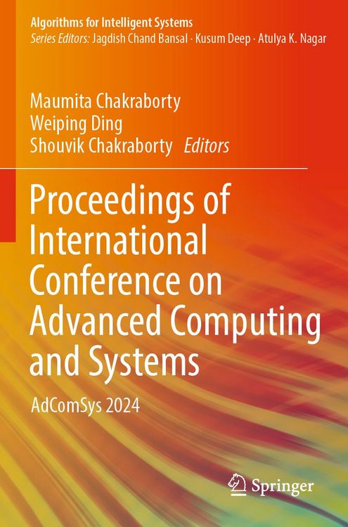 Produktbild: Proceedings of International Conference on Advanced Computing and Systems