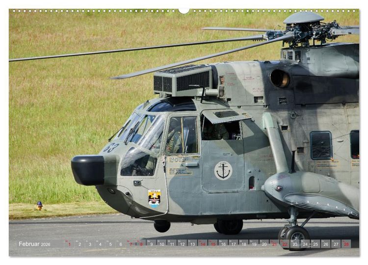 Produktbild: Flugzeuge und Hubschrauber im Portr&auml;t (Wandkalender 2026 DIN A2 quer), CALVENDO Monatskalender
