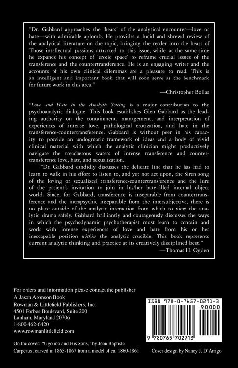 Produktbild: Love and Hate in the Analytic Setting