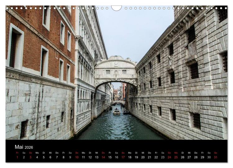 Produktbild: Venedig - la Serenissima (Wandkalender 2026 DIN A3 quer), CALVENDO Monatskalender