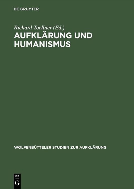 Produktbild: Aufkl&auml;rung und Humanismus