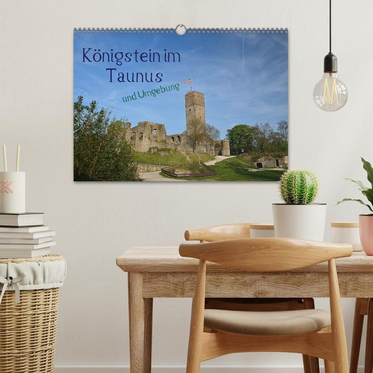 Produktbild: K&ouml;nigstein im Taunus und Umgebung (Wandkalender 2026 DIN A3 quer), CALVENDO Monatskalender