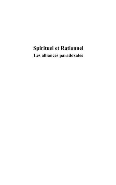 Produktbild: Spirituel et Rationnel