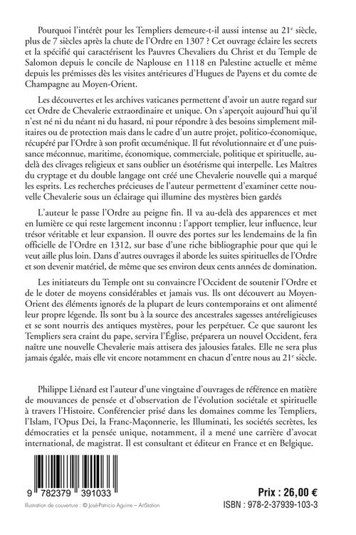 Produktbild: Les Templiers : pr&eacute;mices, myst&egrave;res et secrets