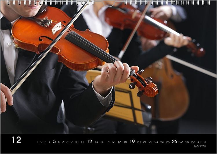 Produktbild: Der Kalender f&uuml;r Klassik-Musik-Freunde, ein Musik-Kalender, 2027, DIN A4