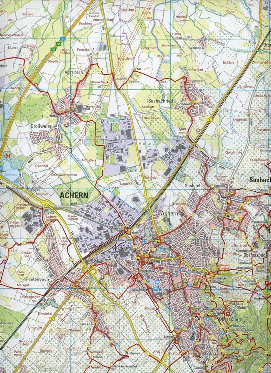 Produktbild: W234 Wanderkarte 1:25 000 Achern