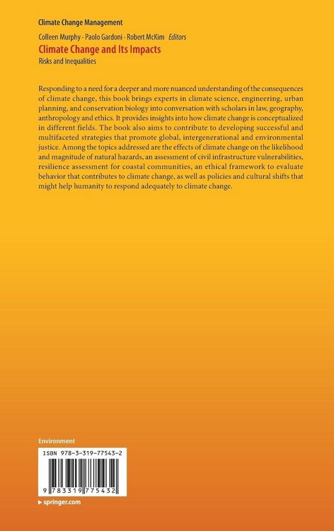 Produktbild: Climate Change and Its Impacts
