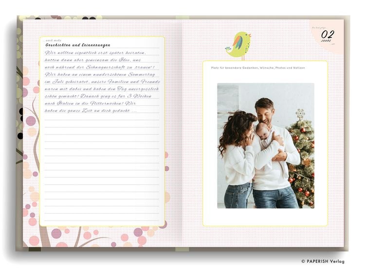 Produktbild: DEIN LEBEN IN EINEM BUCH (beige)