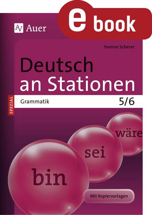 Produktbild: Deutsch an Stationen SPEZIAL Grammatik 5-6