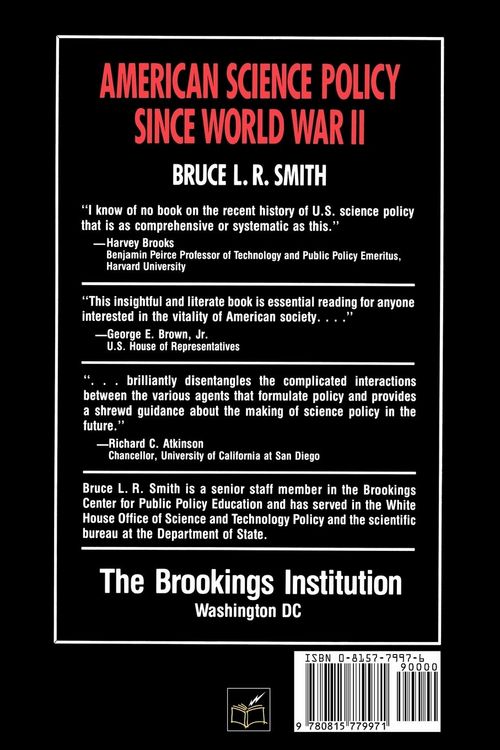 Produktbild: American Science Policy since World War II