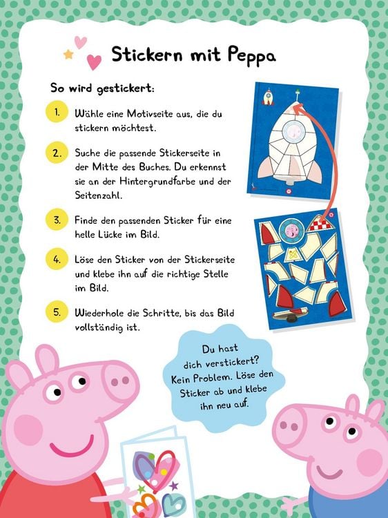 Produktbild: Peppa Pig Meine Sticker-Bilder. Puzzeln mit Stickern
