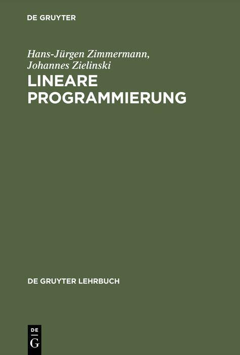Produktbild: Lineare Programmierung