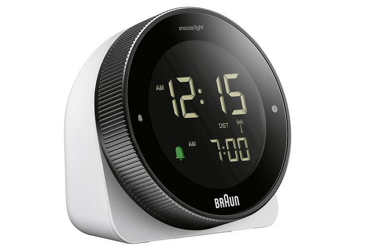 Produktbild: Braun BC24W-DCF Funk Wecker Schwarz, Wei&szlig;