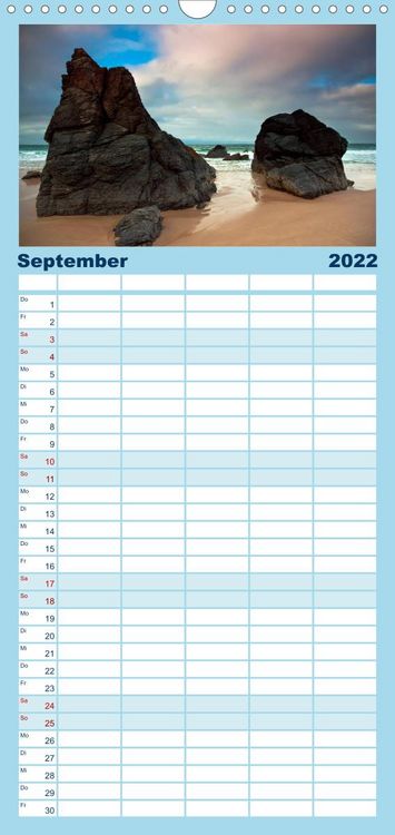 Produktbild: Familienplaner Schottland - Wildes Land im Norden (Wandkalender 2022 , 21 cm x 45 cm, hoch)