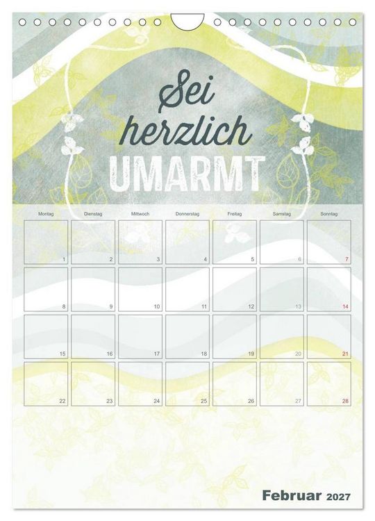 Produktbild: Liebe macht gl&uuml;cklich (Wandkalender 2027 DIN A4 hoch), CALVENDO Monatskalender