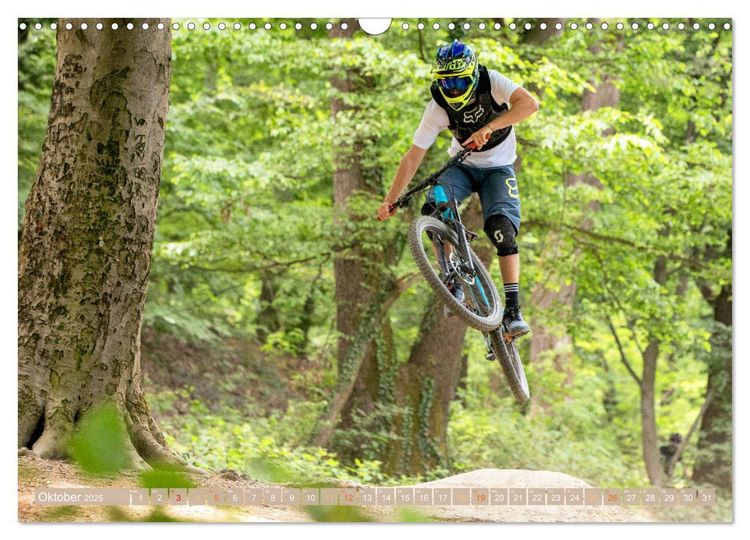Produktbild: Mountainbike - Über Stock und Stein: Edition Funsport (Wandkalender 2025 DIN A3 quer), CALVENDO Monatskalender