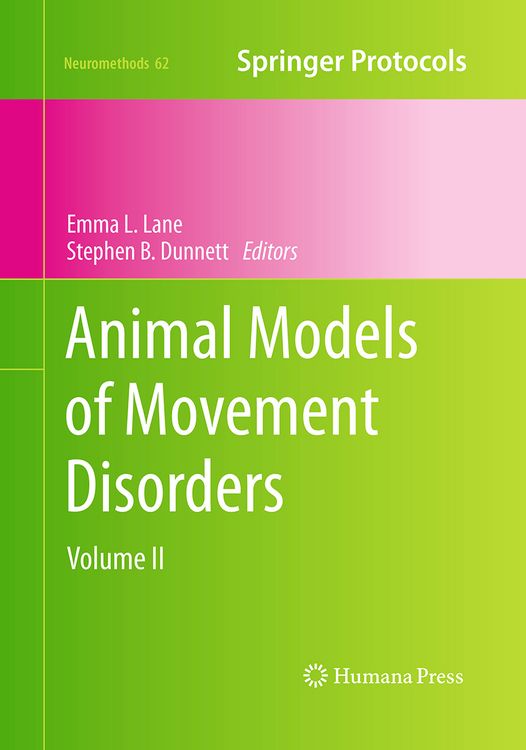 Produktbild: Animal Models of Movement Disorders