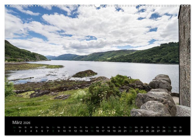 Produktbild: Schottland Highlands und Ostk&uuml;ste (hochwertiger Premium Wandkalender 2026 DIN A2 quer), Kunstdruck in Hochglanz