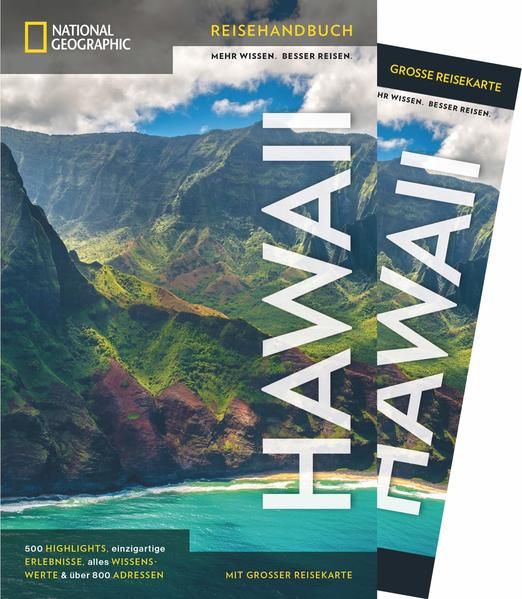 Produktbild: NATIONAL GEOGRAPHIC Reisehandbuch Hawaii mit Maxi-Faltkarte
