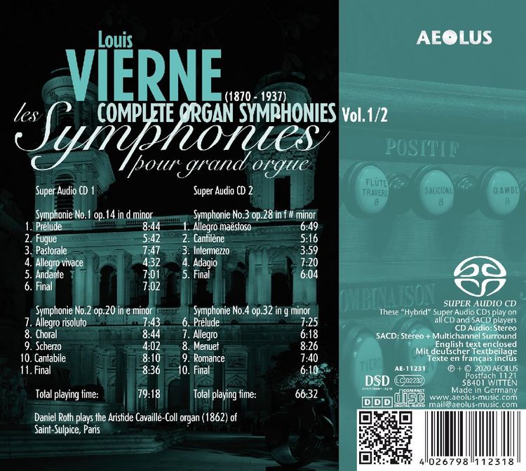 Produktbild: Die Orgelsinfonien Vol.1 & 2
