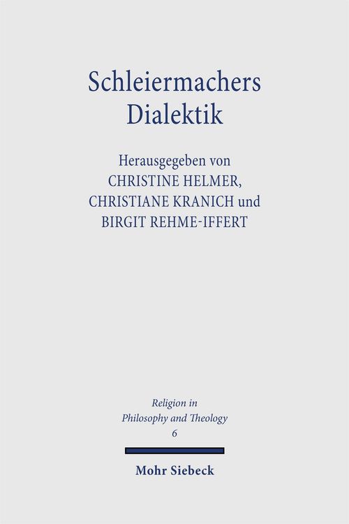 Produktbild: Schleiermachers Dialektik