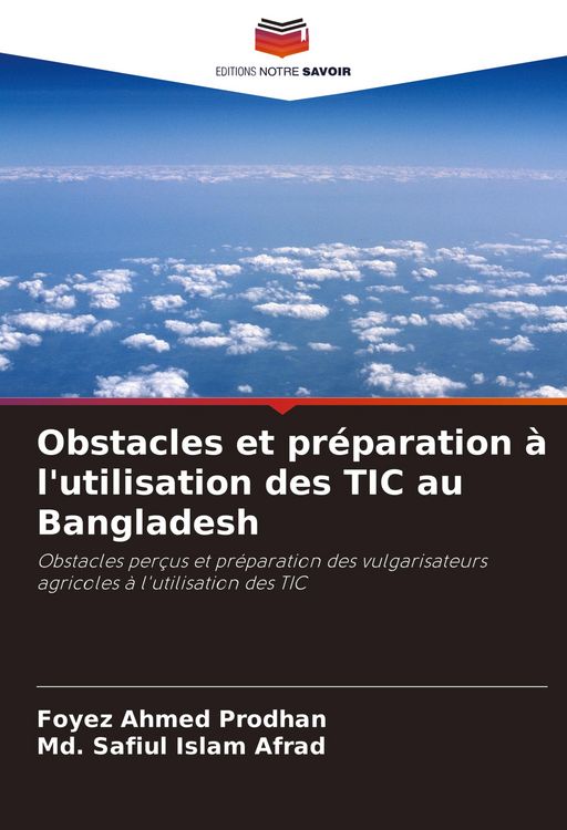 Produktbild: Obstacles et pr&eacute;paration &agrave; l'utilisation des TIC au Bangladesh