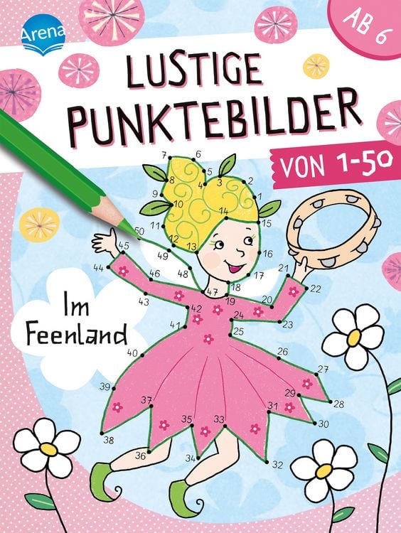 Produktbild: Lustige Punktebilder von 1 bis 50. Im Feenland