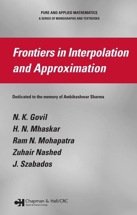 Produktbild: Frontiers in Interpolation and Approximation