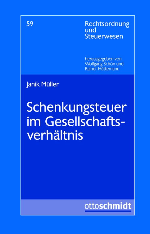 Produktbild: Schenkungsteuer im Gesellschaftsverh&auml;ltnis